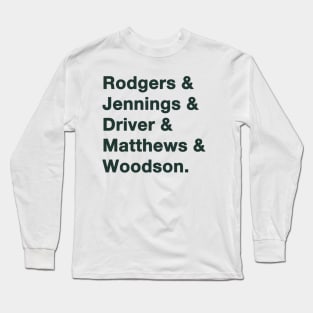 2010 Green Bay Packers Green Long Sleeve T-Shirt